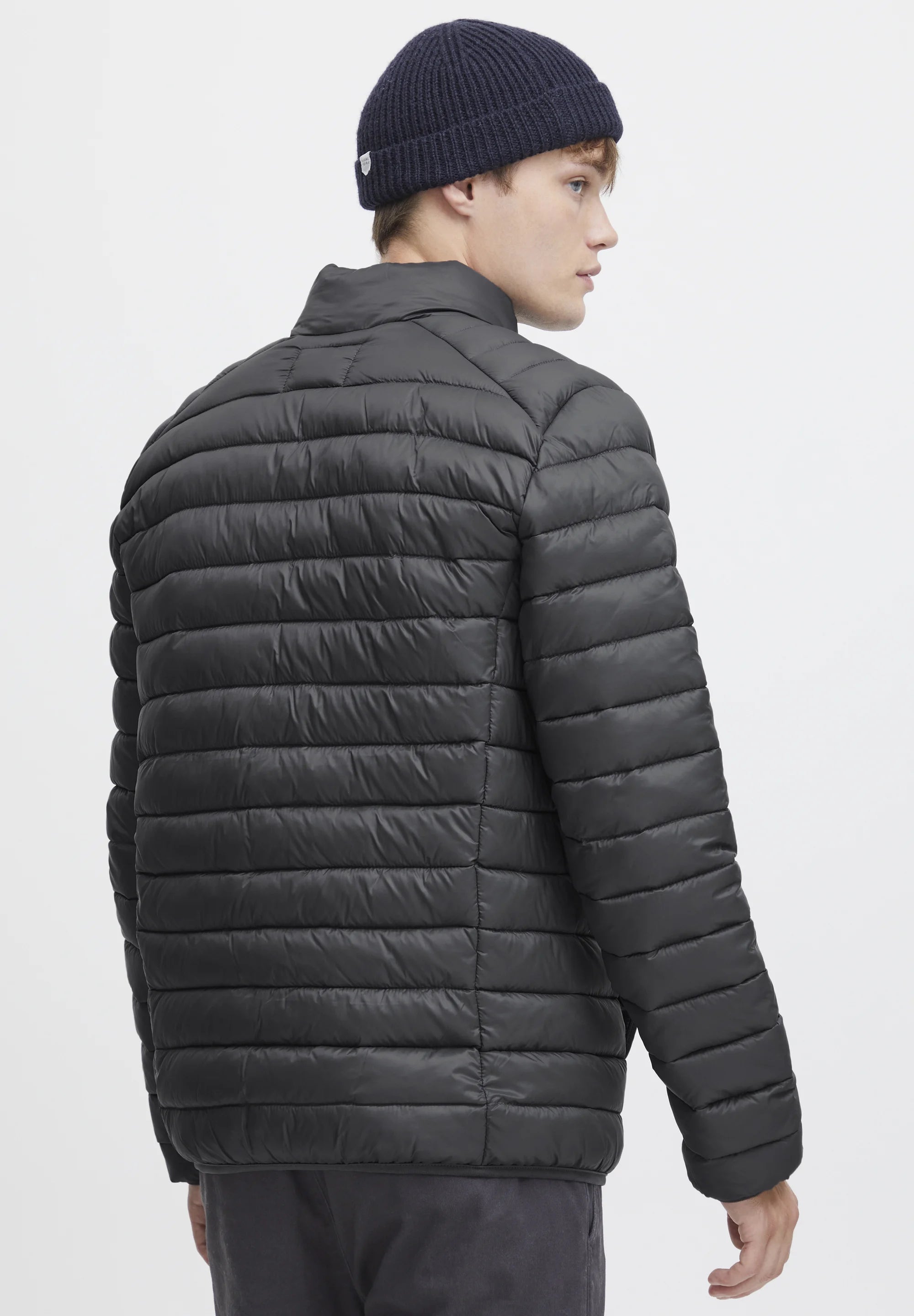 Jaqueta Puffer Ultraleve em Poliamida - Grafite