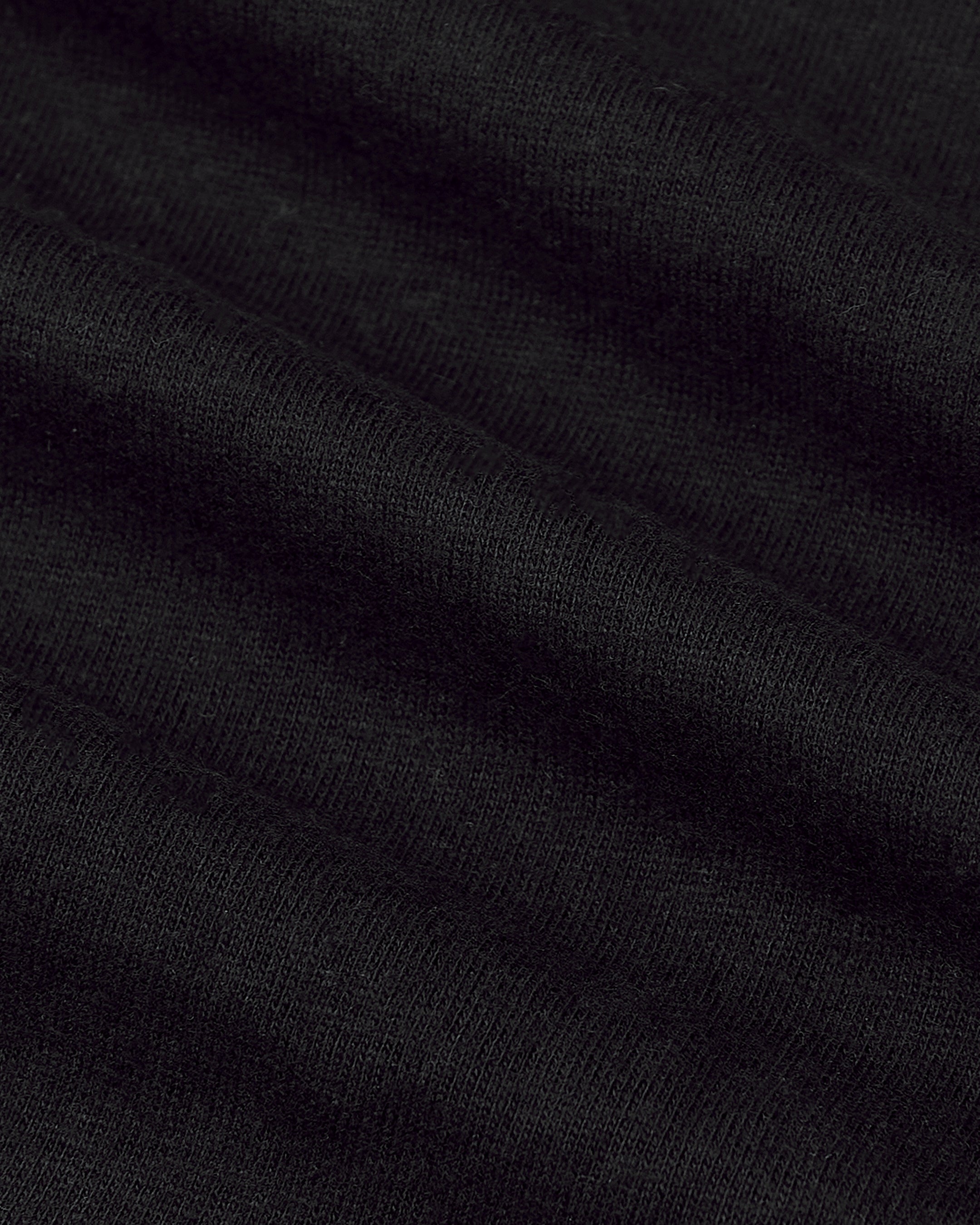 Kit com 3 Camisetas Gola Redonda - Preto
