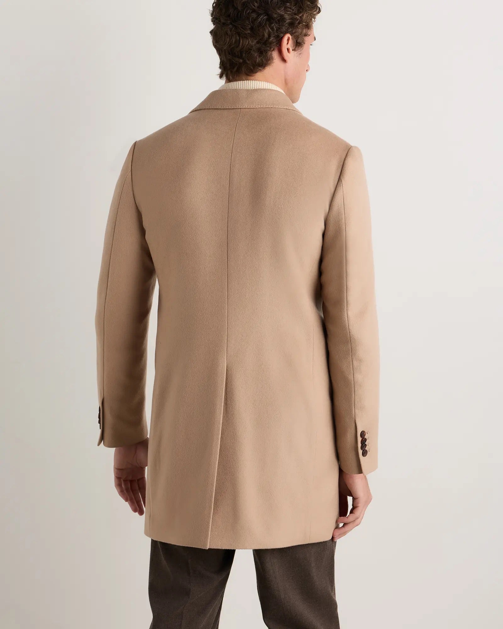 Casaco Sobretudo Masculino Longo - Bege