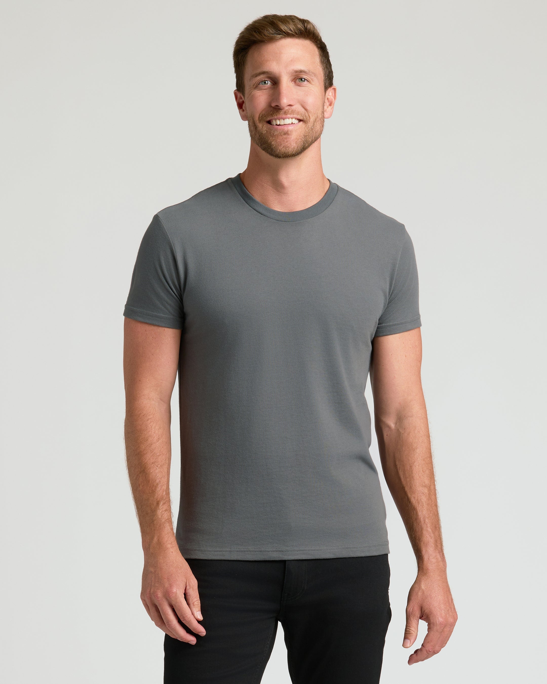 Kit com 3 Camisetas Gola Redonda