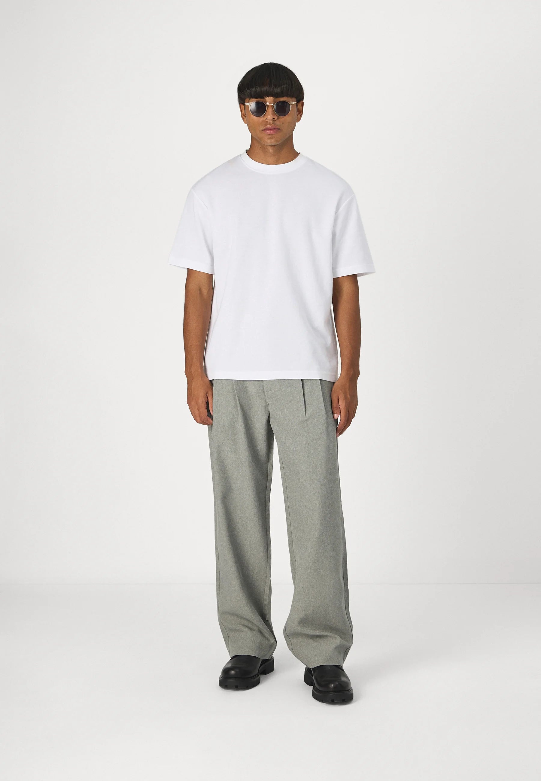 Calça Social Masculina Alfaiataria Premium Fit - Cinza