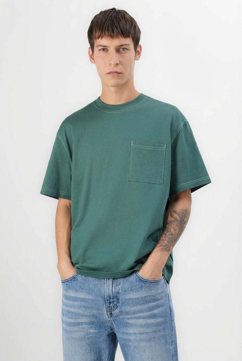 Calça Jeans Baggy - Azul