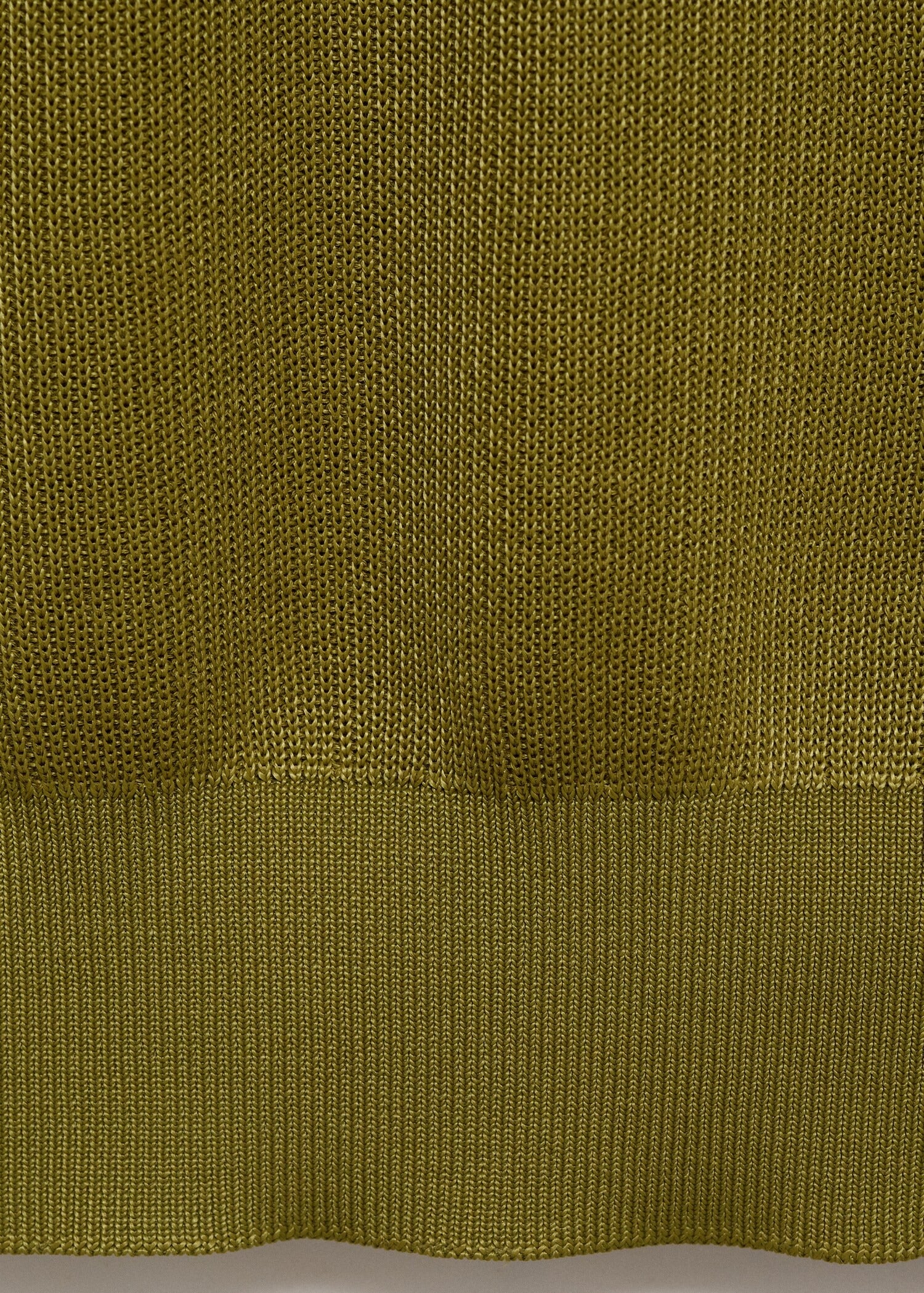 Camisa Polo em Tricô Texturizado - Verde