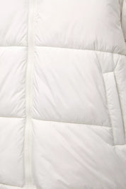 Jaqueta Puffer Blend com Capuz - Branco