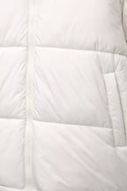 Jaqueta Puffer Blend com Capuz - Branco