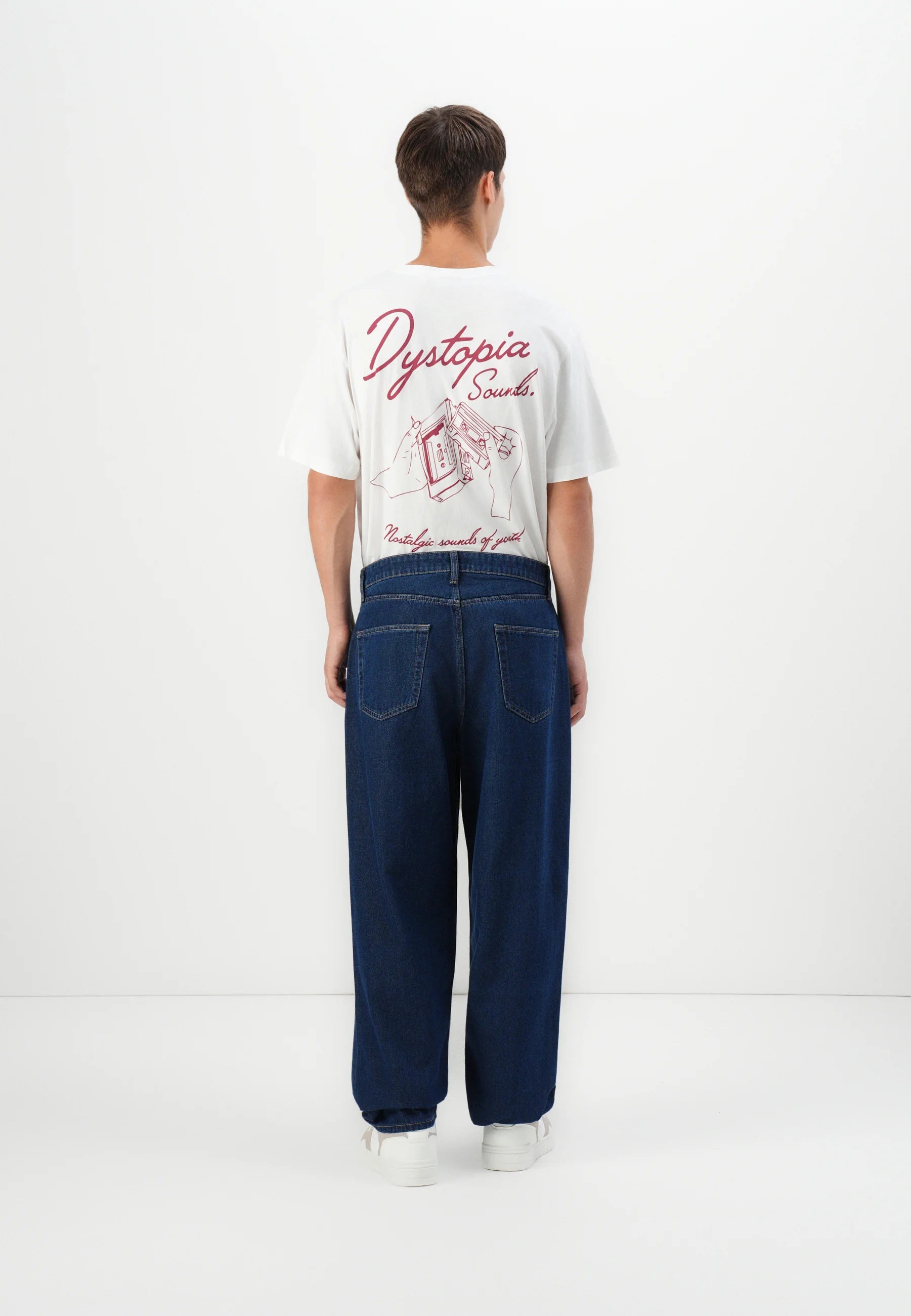 Calça Jeans Baggy - Azul Escuro