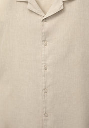 Camisa Clássica em Linho - Off white