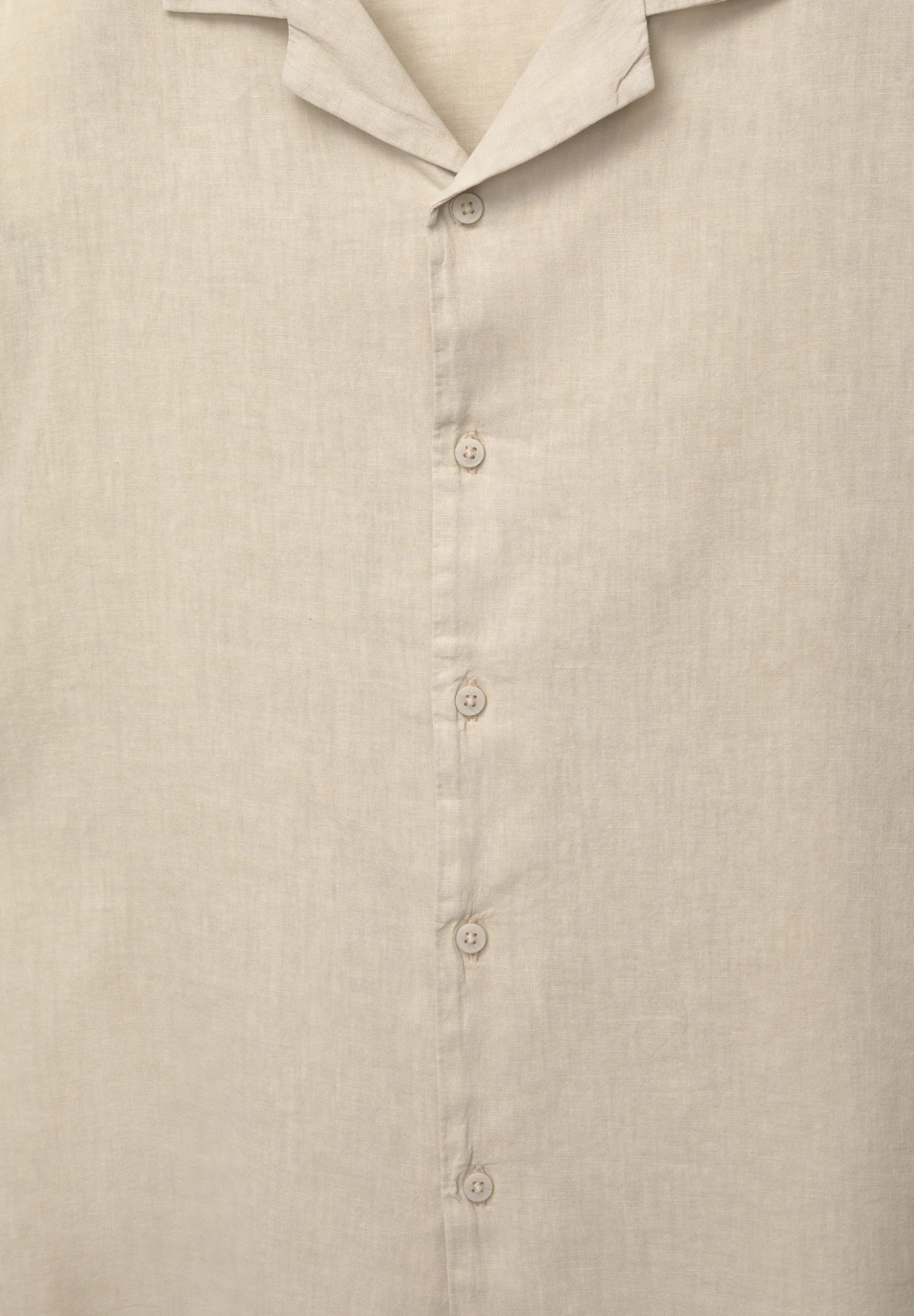 Camisa Clássica em Linho - Off white