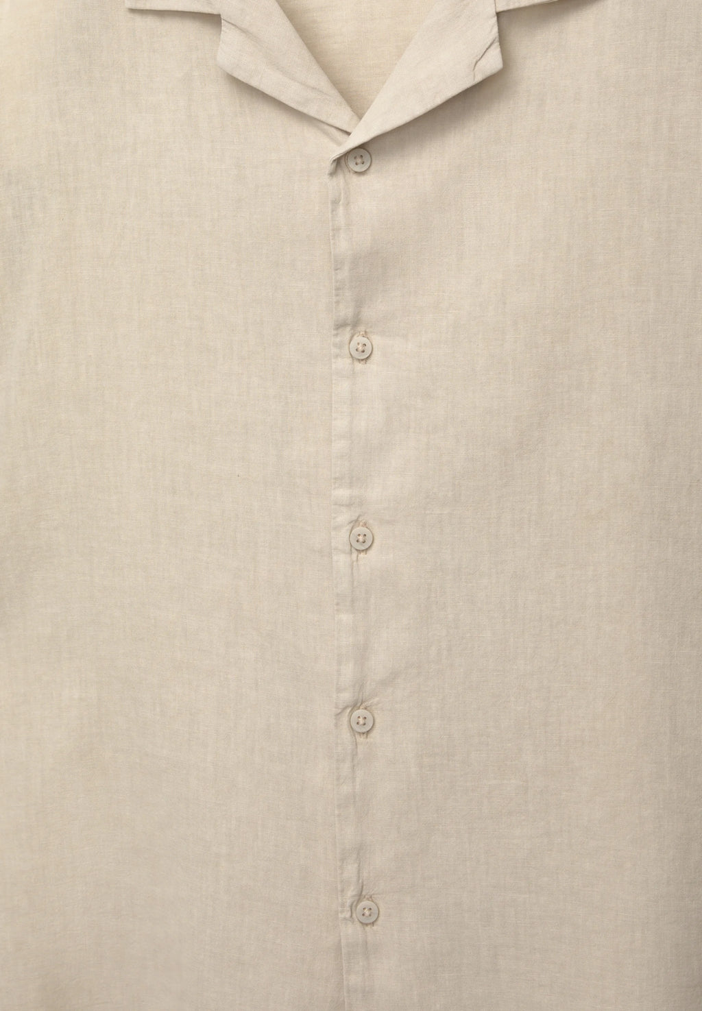 Camisa Clássica em Linho - Off white