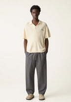 Calça Blend em Linho - Cinza escuro