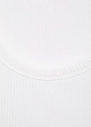 Regata Básica Canelada - Branco