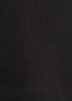 Regata Básica Canelada - Preto