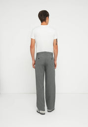 Calça Social Masculina Alfaiataria Premium Fit - Cinza escuro