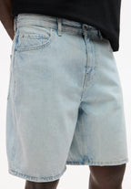 Bermuda Jeans Reta - Azul claro