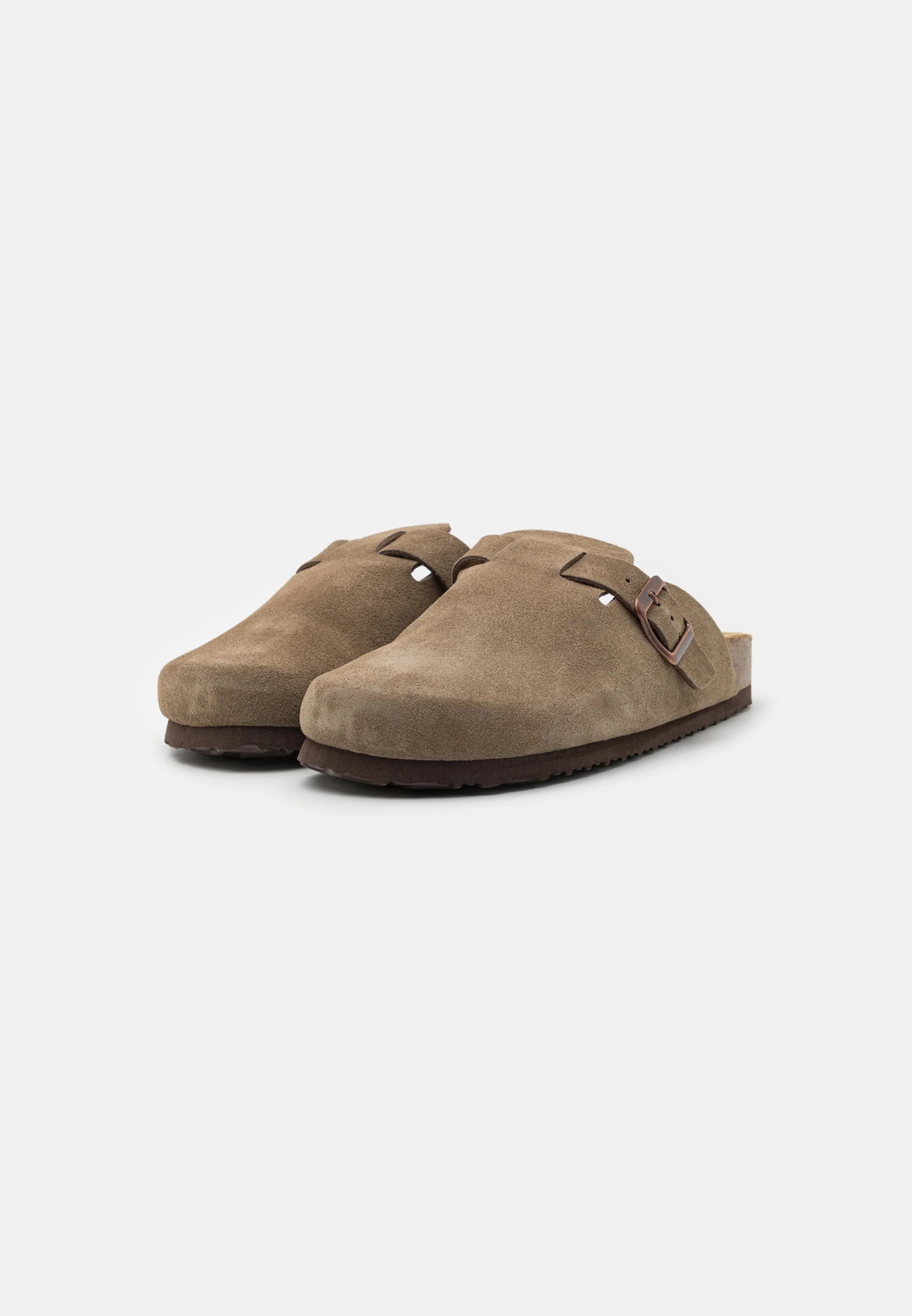 Sandália Masculina em Camurça - Marrom