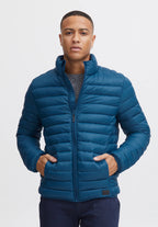 Jaqueta Puffer Ultraleve em Poliamida - Azul