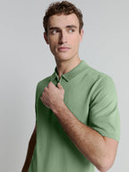 Camisa Polo com Zíper - Verde