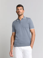 Camisa Polo Manga curta - Azul Lavado