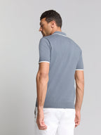 Camisa Polo Manga curta - Azul Lavado