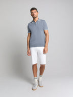 Camisa Polo Manga curta - Azul Lavado