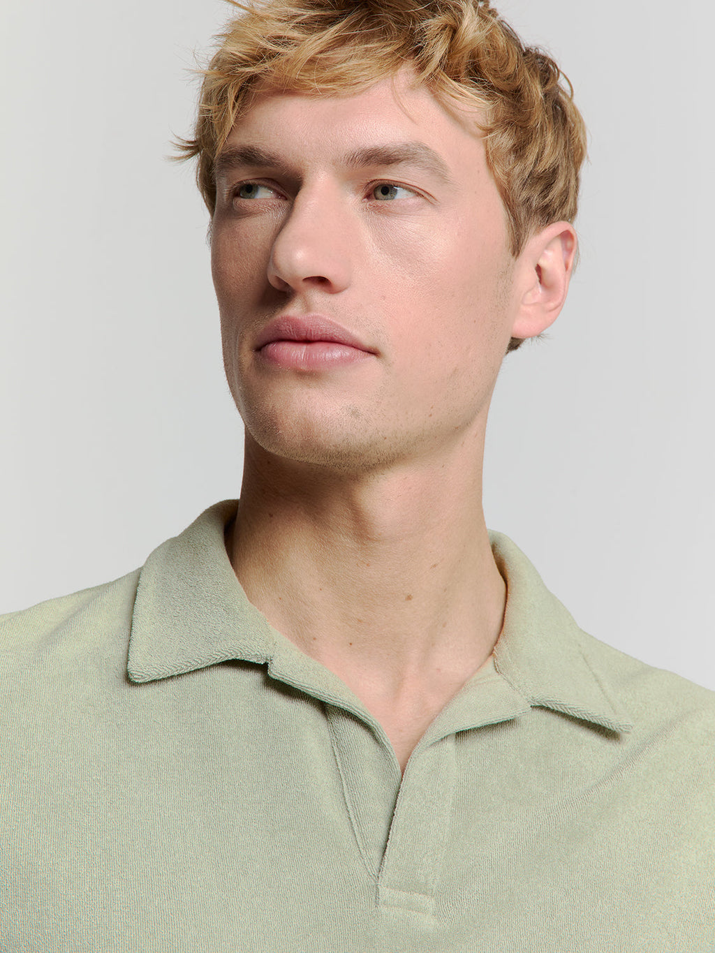 Camisa Gola Polo Malha Terry - Verde