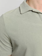 Camisa Gola Polo Malha Terry - Verde