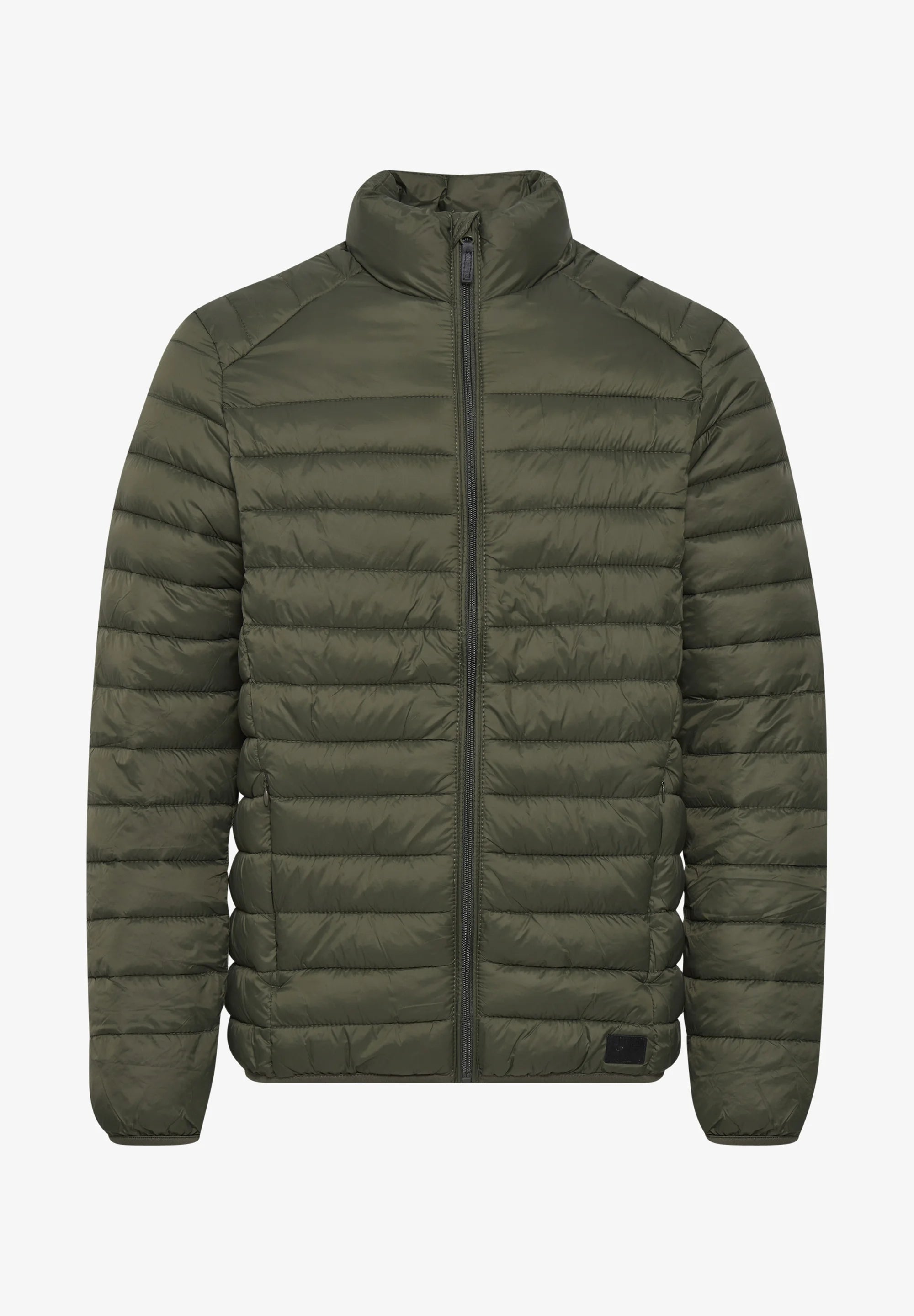 Jaqueta Puffer Ultraleve em Poliamida - Verde Militar