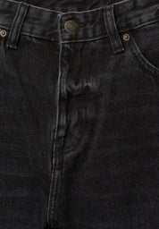 Bermuda Jeans Reta - Preto