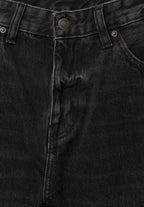 Bermuda Jeans Reta - Preto