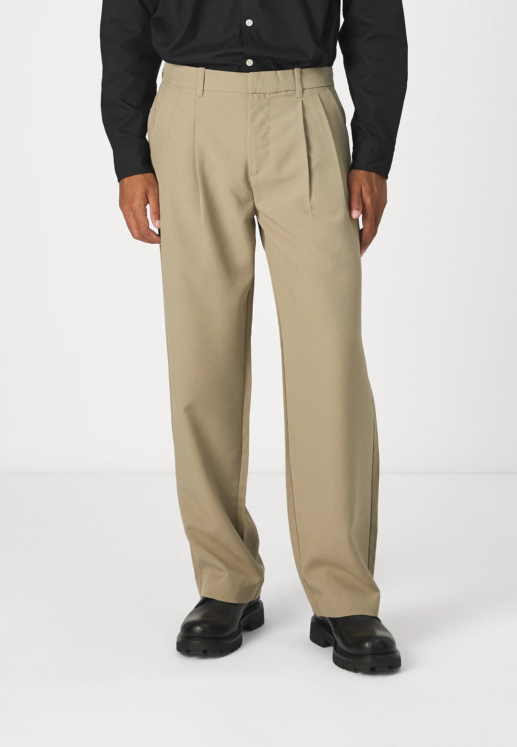 Calça Social Masculina Alfaiataria Premium Fit - Bege