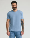 Camiseta Clássica Gola Redonda - Azul Índigo
