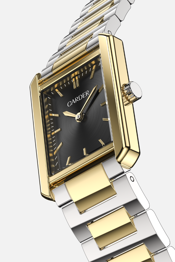 Relógio Mason Safira 5ATM - Dourado e Preto