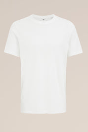 Camiseta Básica de Corte Regular - Branco