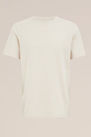 Camiseta Básica de Corte Regular - Off white