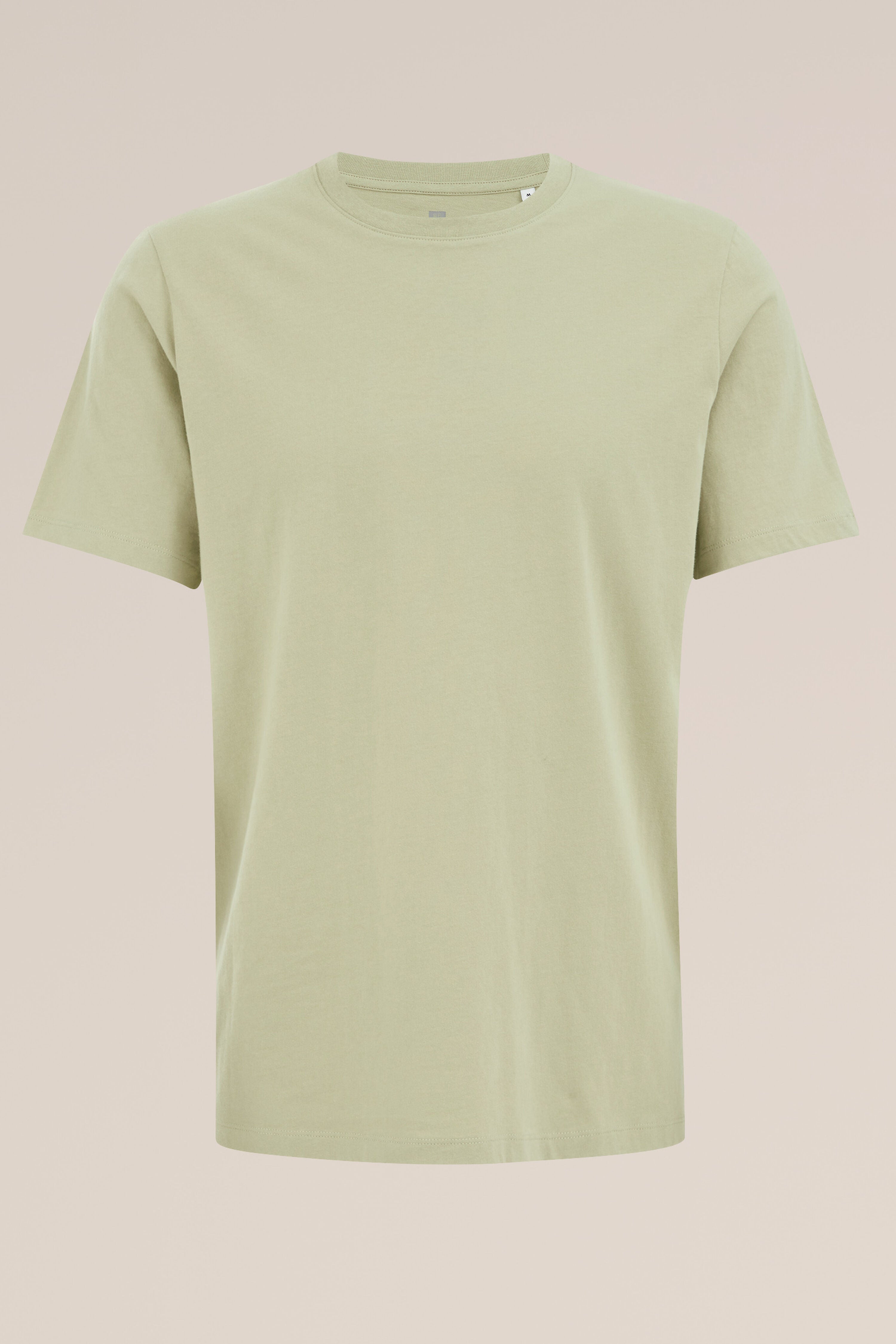 Camiseta Básica de Corte Regular - Verde