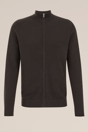 Suéter de Malha Fina com Corte Regular - Marrom