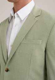Blazer Regular Fit Alfaiataria Masculino - Verde claro