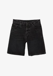 Bermuda Jeans Reta - Preto
