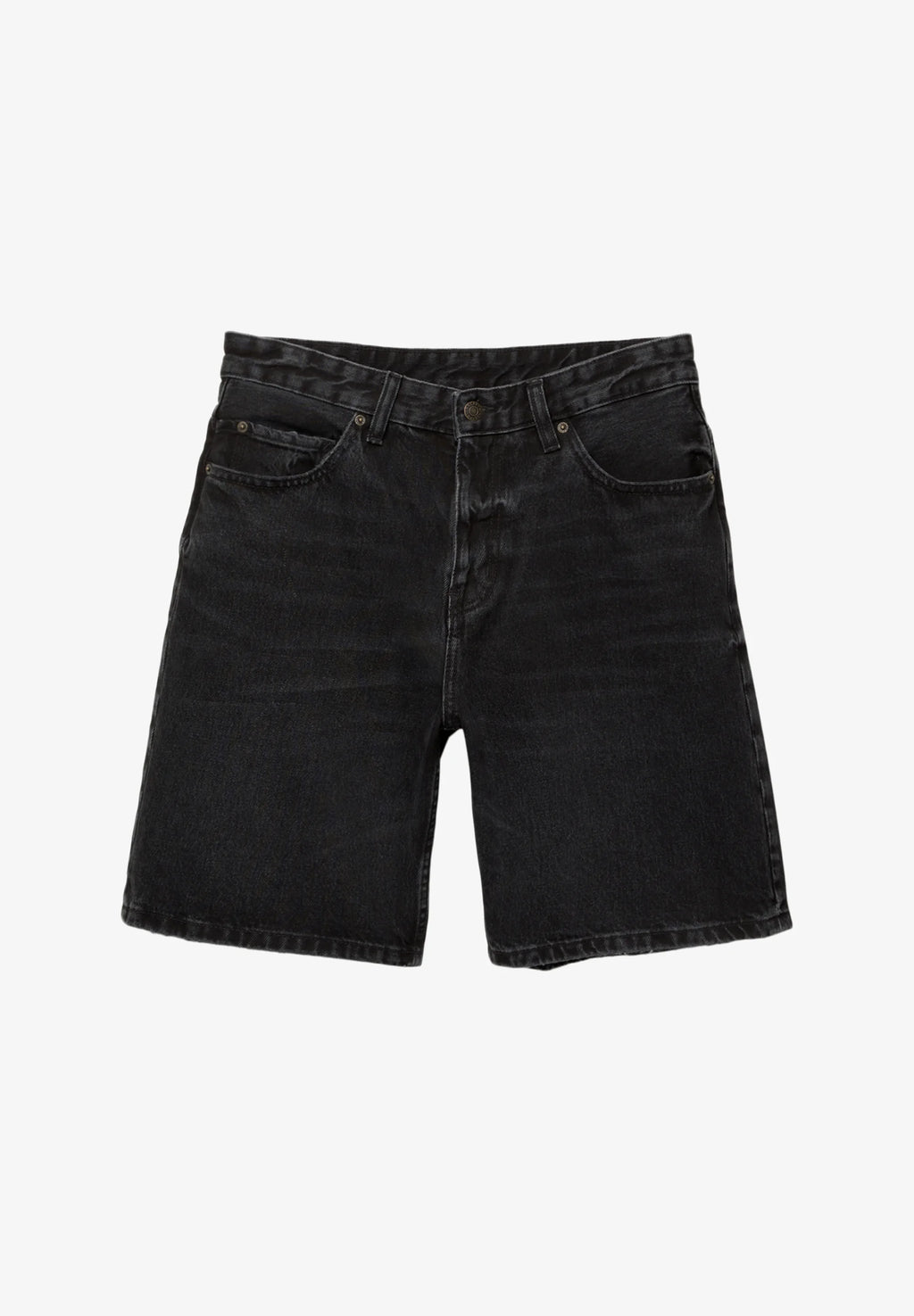 Bermuda Jeans Reta - Preto