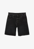 Bermuda Jeans Reta - Preto