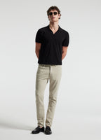 Camisa Polo em Algodão Tech - Preto