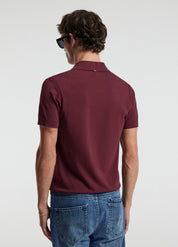 Camisa Polo em Algodão Tech - Vinho