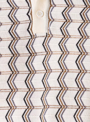 Detalhe do Tecido e Estampa Geométrica