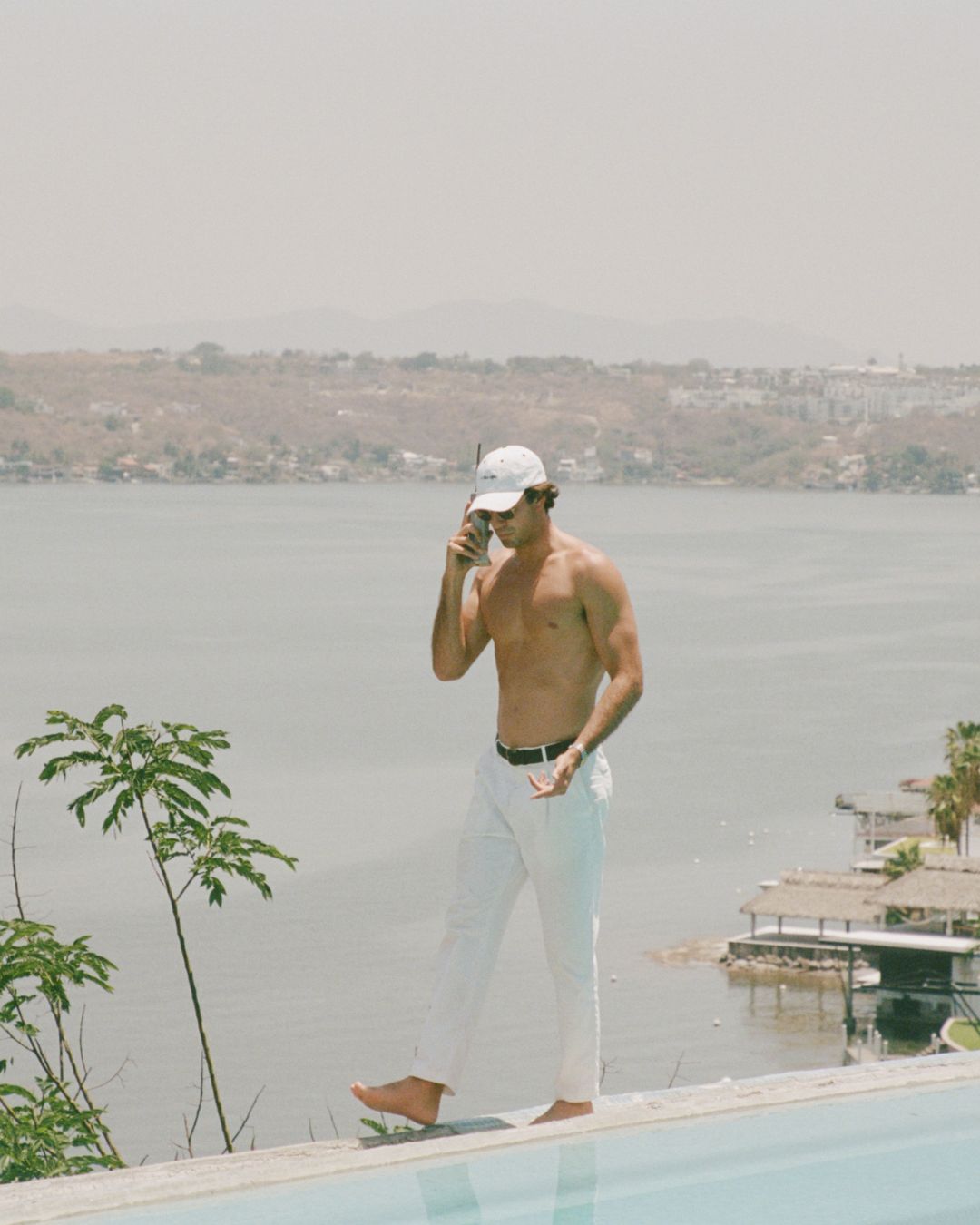 Calça Reta em Linho - Branco