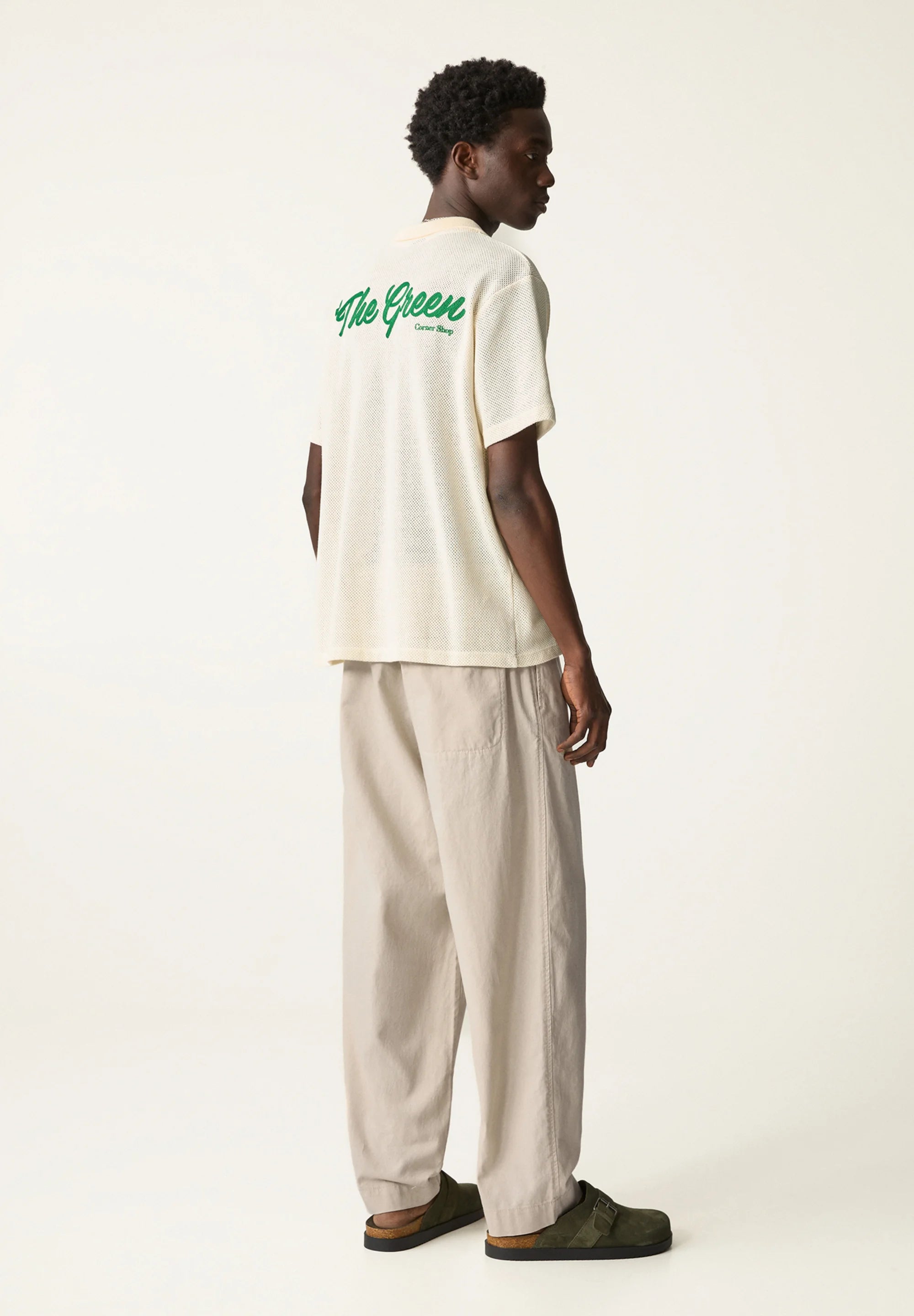 Calça Blend em Linho - Bege