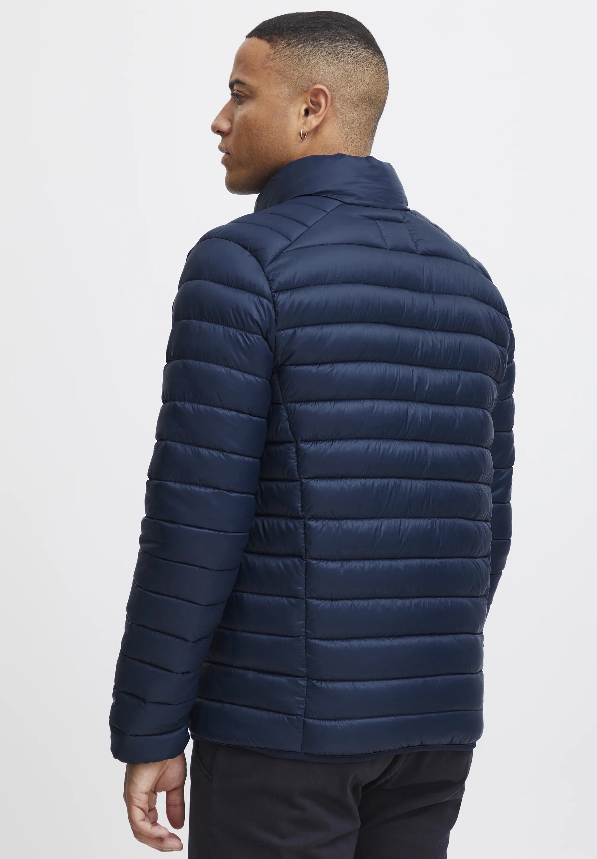 Jaqueta Puffer Ultraleve em Poliamida - Azul Marinho
