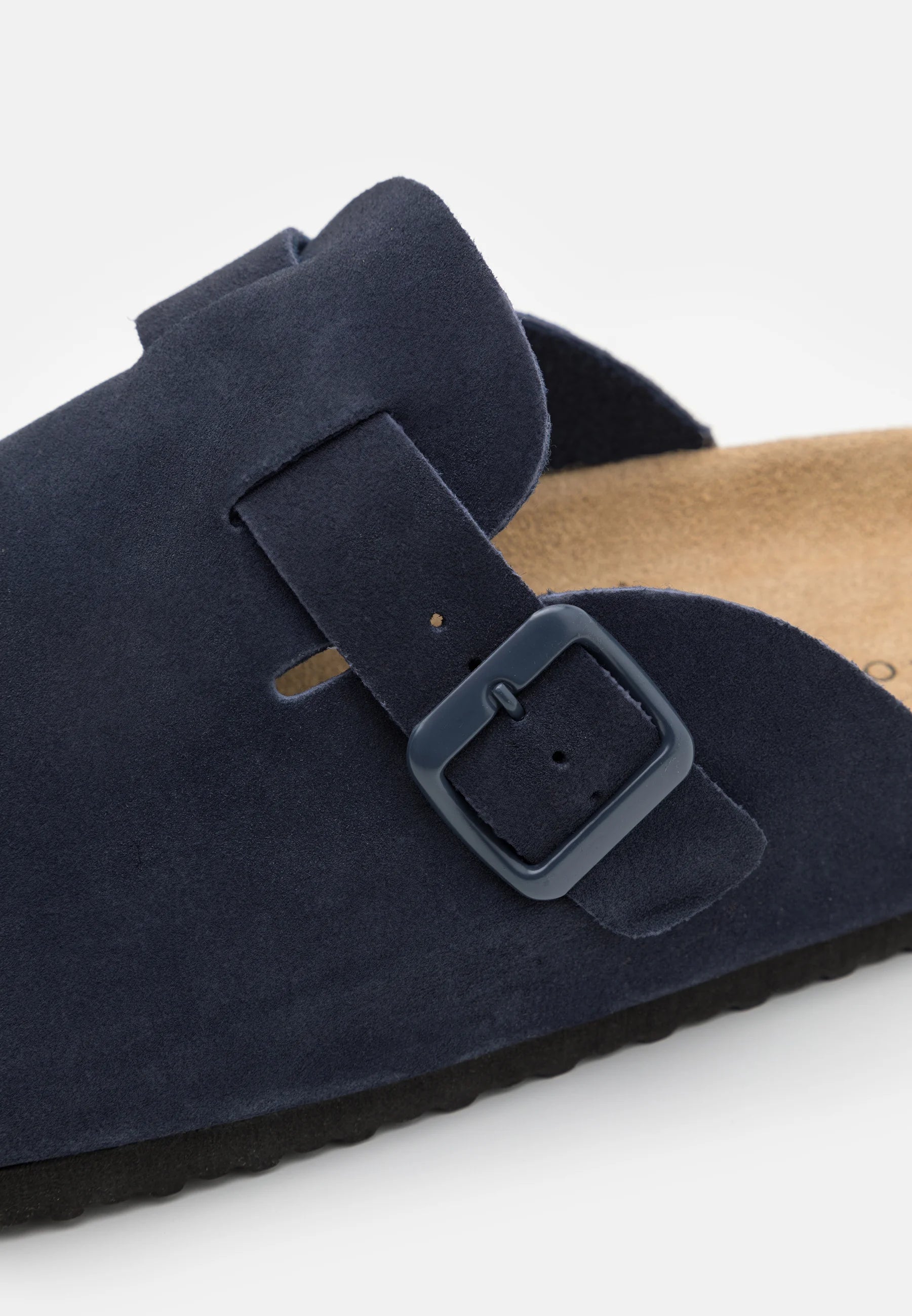 Sandália Masculina em Camurça - Azul marinho