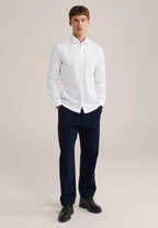 Camisa Social Masculina Alfaiataria Clássica - Branco