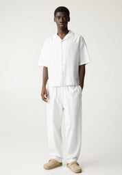 Camisa Clássica em Linho - Branco