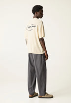 Calça Blend em Linho - Cinza escuro